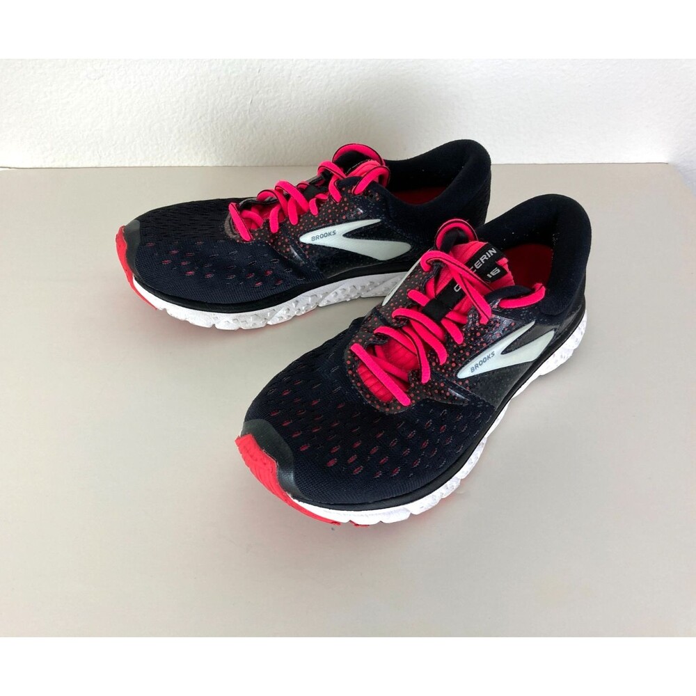 Brooks Glycerin 16 Women's Running Shoes Size 6.5 Med(B) Black / Hot Pink